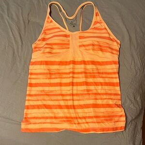 Nike Dri-FIT Orange and Gray Tank Top